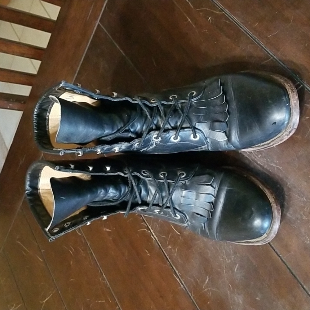 Womens kiltie justin boots sz 7